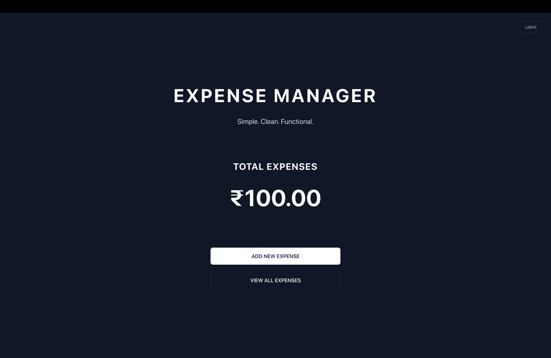 Expense Manager