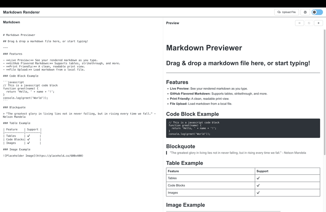 Markdown Editor